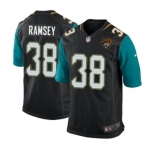 Men's Nike Jacksonville Jaguars #38 Jalen Ramsey Game Black Alternate NFL Jersey