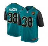 Men's Nike Jacksonville Jaguars #38 Jalen Ramsey Game Teal Green Team Color NFL Jersey