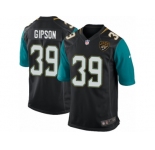 Men's Nike Jacksonville Jaguars #39 Tashaun Gipson Game Black Alternate NFL Jersey