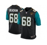 Men's Nike Jacksonville Jaguars #68 Kelvin Beachum Game Black Alternate NFL Jersey