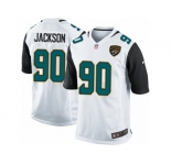 Men's Nike Jacksonville Jaguars #90 Malik Jackson Game White NFL Jersey