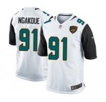 Men's Nike Jacksonville Jaguars #91 Yannick Ngakoue Game White NFL Jersey