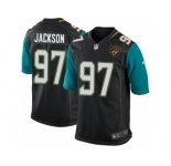 Men's Nike Jacksonville Jaguars #97 Malik Jackson Game Black Alternate NFL Jersey