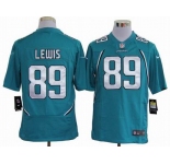 nike nfl jerseys jacksonville jaguars #89 lewis green[game]