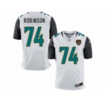 Men Nike Jacksonville Jaguars #74 Cam Robinson Elite White NFL Jersey