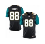 Men Nike Jacksonville Jaguars #88 Allen Hurns Elite Black Alternate NFL Jersey