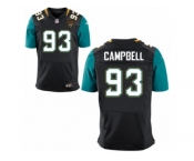 Men's Jacksonville Jaguars #93 Calais Campbell Nike Black Elite Jersey