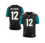 Men's Nike Jacksonville Jaguars #12 Dede Westbrook Elite Black Alternate NFL Jersey