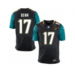 Men's Nike Jacksonville Jaguars #17 Arrelious Benn Elite Black Alternate NFL Jersey