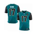 Men's Nike Jacksonville Jaguars #17 Arrelious Benn Elite Teal Green Team Color NFL Jersey