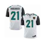 Men's Nike Jacksonville Jaguars #21 Prince Amukamara Elite White NFL Jersey