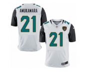 Men's Nike Jacksonville Jaguars #21 Prince Amukamara Elite White NFL Jersey