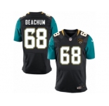 Men's Nike Jacksonville Jaguars #68 Kelvin Beachum Elite Black Alternate NFL Jersey