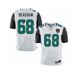 Men's Nike Jacksonville Jaguars #68 Kelvin Beachum Elite White NFL Jersey