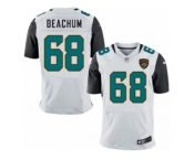 Men's Nike Jacksonville Jaguars #68 Kelvin Beachum Elite White NFL Jersey