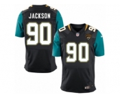 Men's Nike Jacksonville Jaguars #90 Malik Jackson Elite Black Alternate NFL Jersey