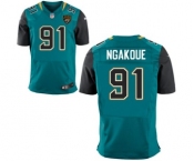 Men's Nike Jacksonville Jaguars #91 YAnnick Ngakoue Elite Teal Green Team Color NFL Jersey