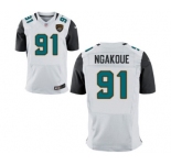 Men's Nike Jacksonville Jaguars #91 YAnnick Ngakoue Elite White NFL Jersey