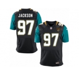 Men's Nike Jacksonville Jaguars #97 Malik Jackson Elite Black Alternate NFL Jersey