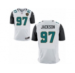 Men's Nike Jacksonville Jaguars #97 Malik Jackson Elite White NFL Jersey