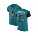 Nike Jacksonville Jaguars #15 Allen Robinson Teal Green Team Color Men Stitched NFL Vapor Untouchable Elite Jersey