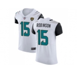 Nike Jacksonville Jaguars #15 Allen Robinson White Men Stitched NFL Vapor Untouchable Elite Jersey