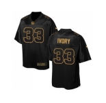Nike Jacksonville Jaguars #33 Chris Ivory Black Men's Stitched NFL Elite Pro Line Gold Collection Jersey