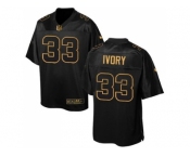 Nike Jacksonville Jaguars #33 Chris Ivory Black Men's Stitched NFL Elite Pro Line Gold Collection Jersey
