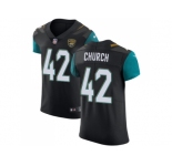 Nike Jacksonville Jaguars #42 Barry Church Black Alternate Men Stitched NFL Vapor Untouchable Elite Jersey