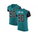 Nike Jacksonville Jaguars #90 Taven Bryan Teal Green Team Color Men Stitched NFL Vapor Untouchable Elite Jersey