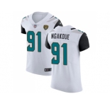Nike Jacksonville Jaguars #91 Yannick Ngakoue White Men Stitched NFL Vapor Untouchable Elite Jersey