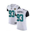 Nike Jacksonville Jaguars #93 Calais Campbell White Men Stitched NFL Vapor Untouchable Elite Jersey