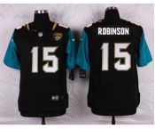 nike nfl jerseys jacksonville jaguars #15 robinson black[Elite]