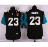 nike nfl jerseys jacksonville jaguars #23 harris black[Elite]