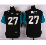 nike nfl jerseys jacksonville jaguars #27 gratz black[Elite][gratz]