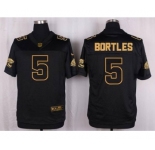 nike nfl jerseys jacksonville jaguars #5 bortles black gold collection[Elite]