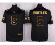 nike nfl jerseys jacksonville jaguars #5 bortles black gold collection[Elite]