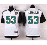 nike nfl jerseys jacksonville jaguars #53 lotulelei white[Elite]