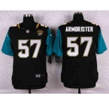 nike nfl jerseys jacksonville jaguars #57 armbrister black[Elite]