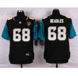 nike nfl jerseys jacksonville jaguars #68 beadles black[Elite]