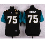 nike nfl jerseys jacksonville jaguars #75 odrick black[Elite][odrick]