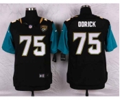 nike nfl jerseys jacksonville jaguars #75 odrick black[Elite][odrick]