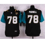 nike nfl jerseys jacksonville jaguars #78 parnell black[Elite]