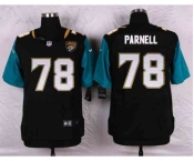 nike nfl jerseys jacksonville jaguars #78 parnell black[Elite]
