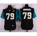 nike nfl jerseys jacksonville jaguars #79 igbinosun black[Elite]