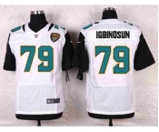 nike nfl jerseys jacksonville jaguars #79 igbinosun white[Elite]