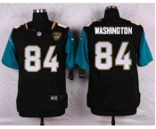 nike nfl jerseys jacksonville jaguars #84 washington black[Elite][washington]