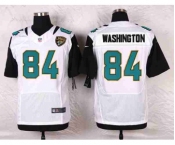nike nfl jerseys jacksonville jaguars #84 washington white[Elite][washington]