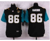 nike nfl jerseys jacksonville jaguars #86 harbor black[Elite]