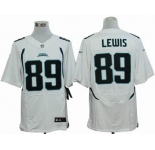 nike nfl jerseys jacksonville jaguars #89 lewis white[Elite]
